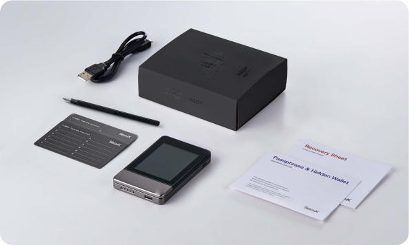 Cryptomex Neo-X what's in the box